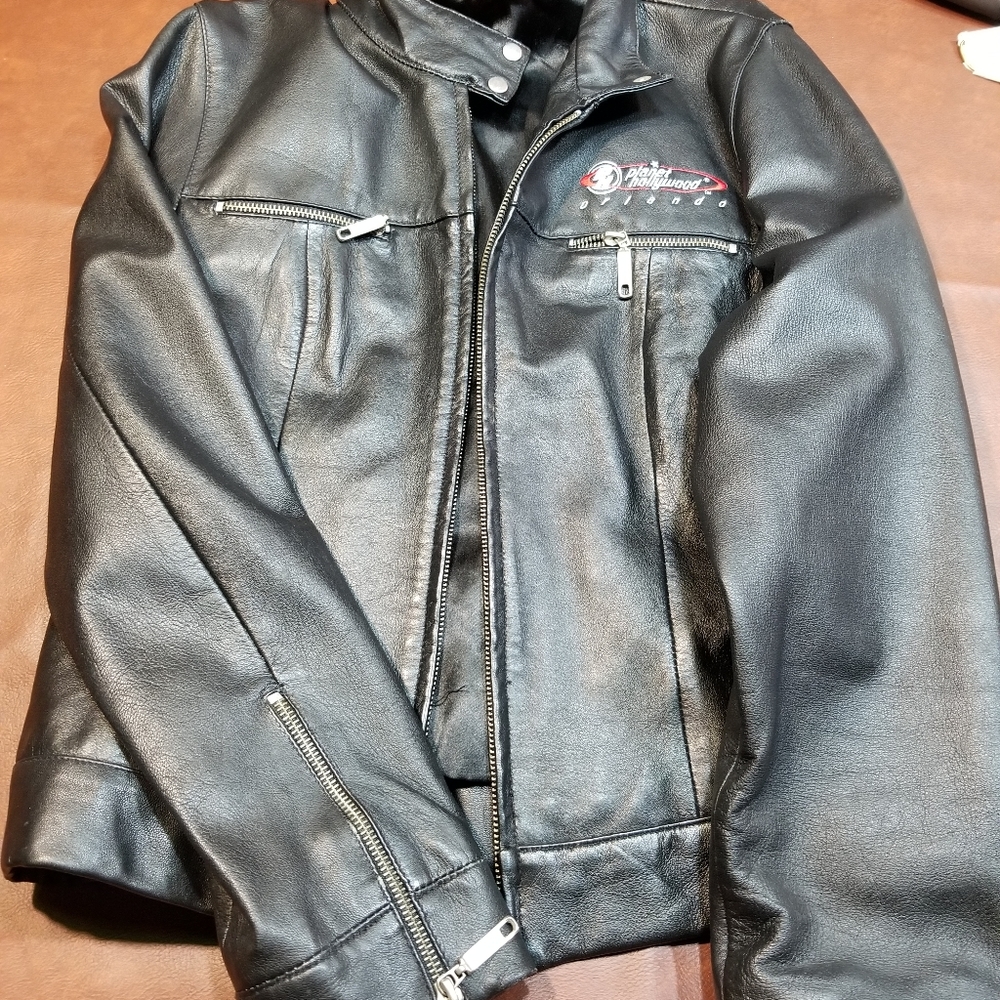 Planet Hollywood womens small leather jacket